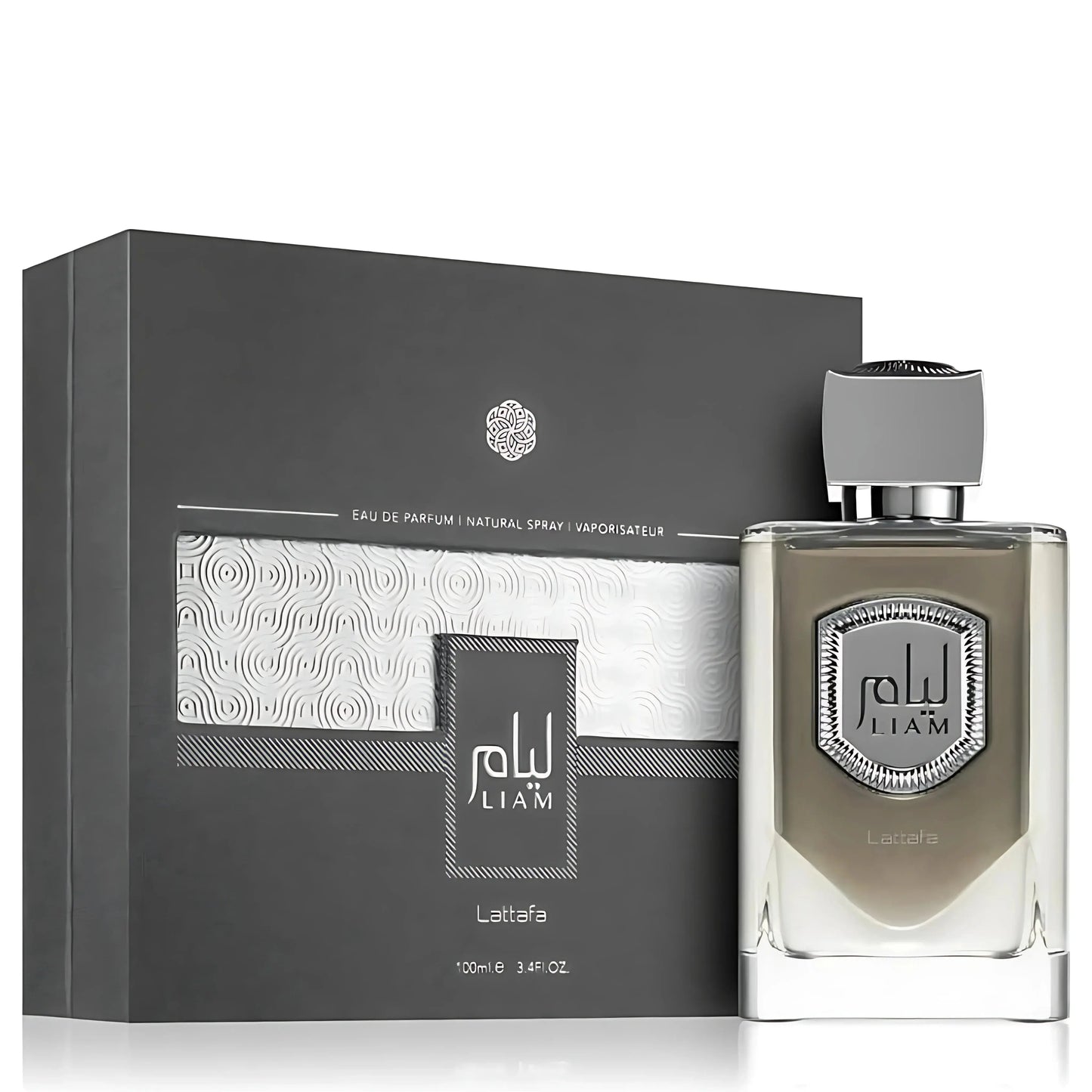 Liam Grey Perfume 100ml EDP Lattafa - Aromique Beauty Ltd