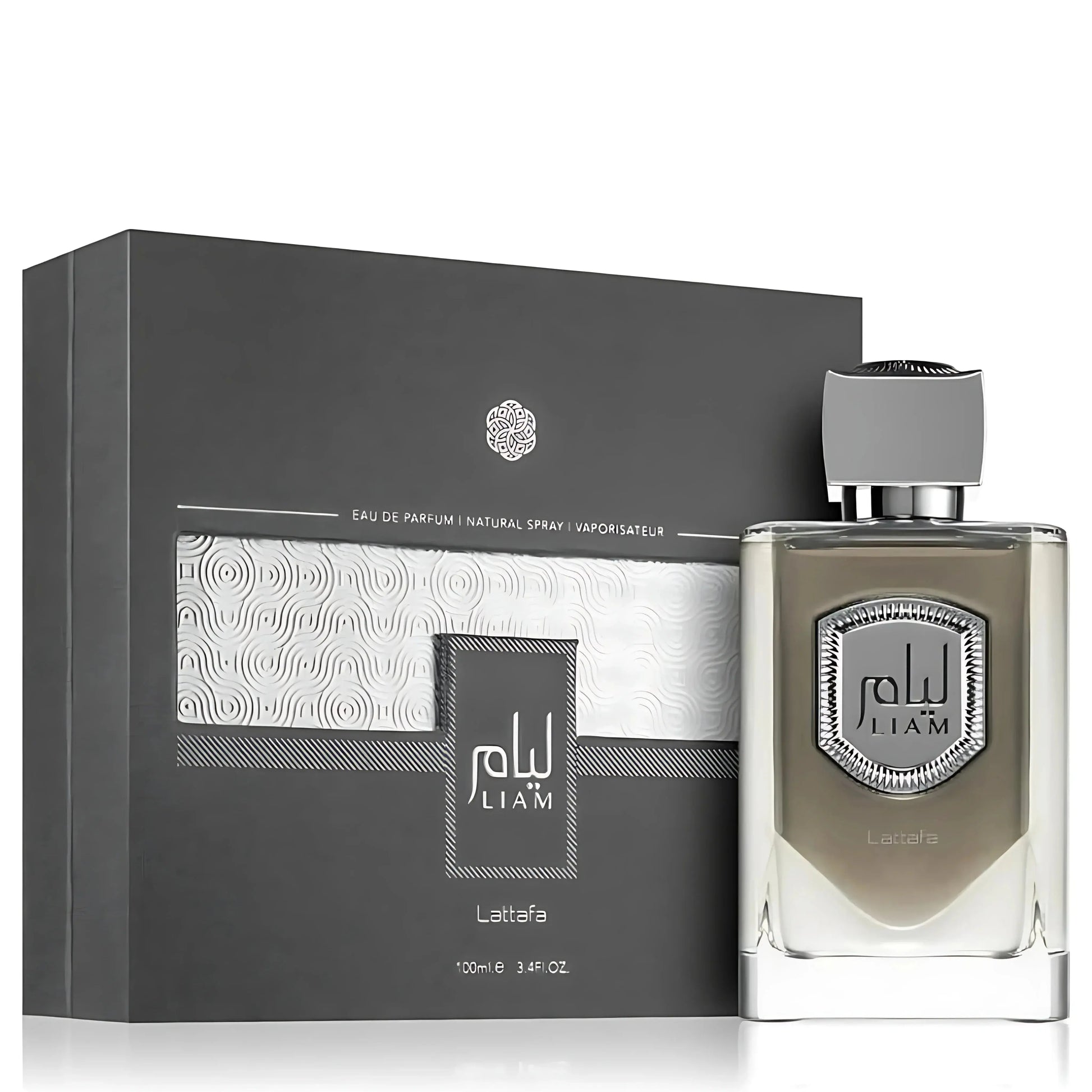 Liam Grey Perfume 100ml EDP Lattafa - Aromique Beauty Ltd