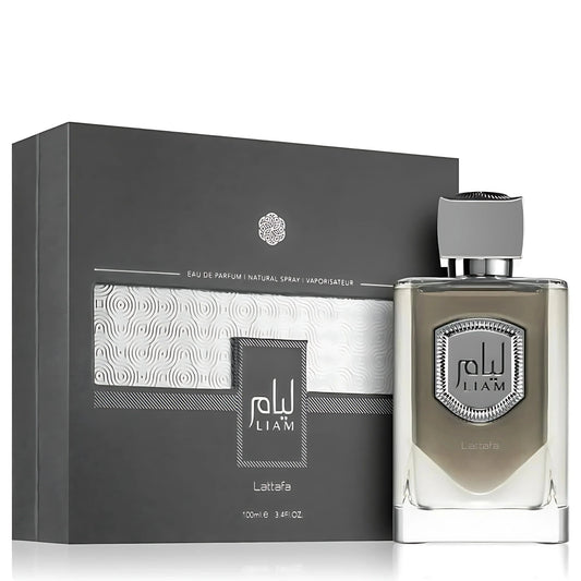 Liam Grey Perfume 100ml EDP Lattafa - Aromique Beauty Ltd