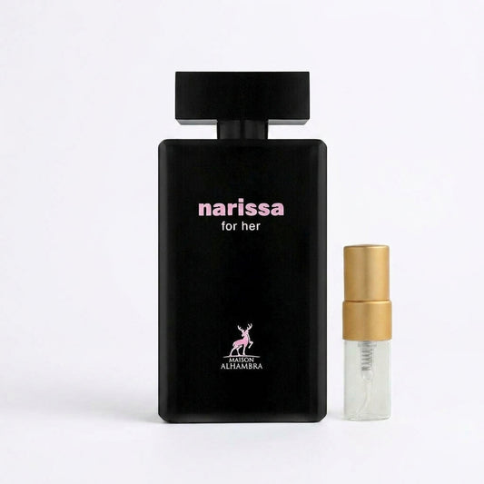 Narissa For Her Perfume Sample 2ml Maison Alhambra  Aromique