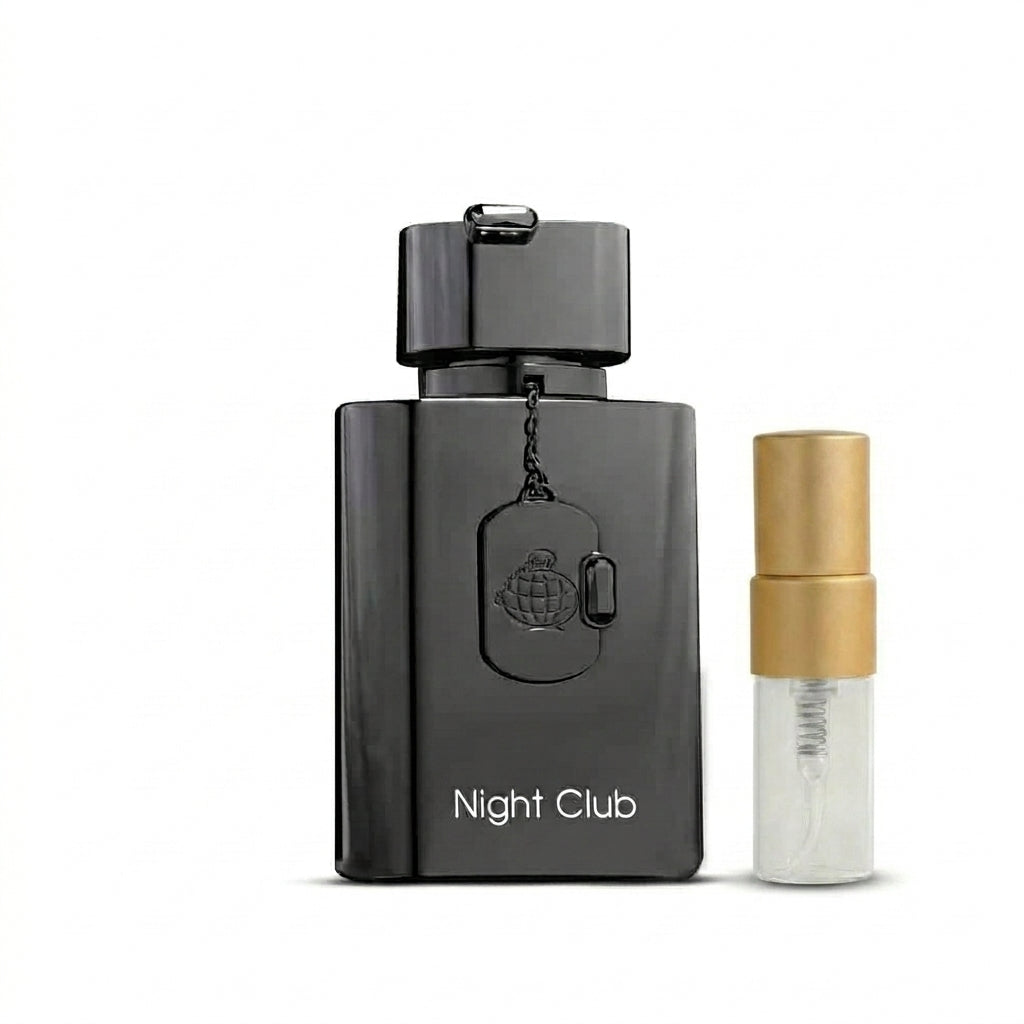 Night Club Perfume Sample 2ml Fragrance World  Aromique