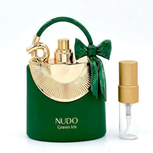 Nudo Green Iris Perfume Sample 2ml Fragrance World  Aromique