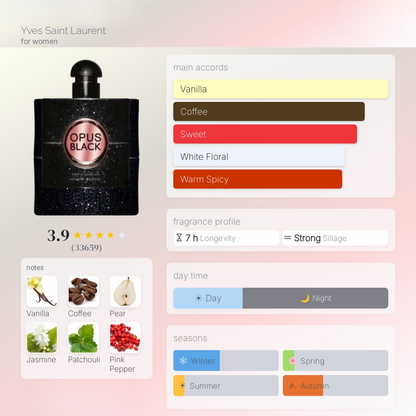 Opus Black Eau de Parfum 100ml Ard Al Zaafaran
