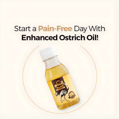 Ostrich oil Natural Massage oil  Rheumatism Joints Bone Knee Pain Relief Ostrich Fat oil 125ml Aromique Beauty Ltd