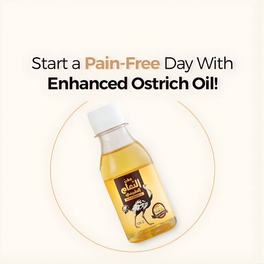 Ostrich oil Natural Massage oil  Rheumatism Joints Bone Knee Pain Relief Ostrich Fat oil 125ml Aromique Beauty Ltd