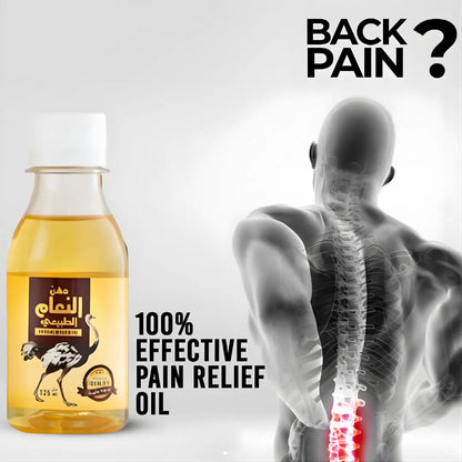 Ostrich oil Natural Massage oil  Rheumatism Joints Bone Knee Pain Relief Ostrich Fat oil 125ml Aromique Beauty Ltd