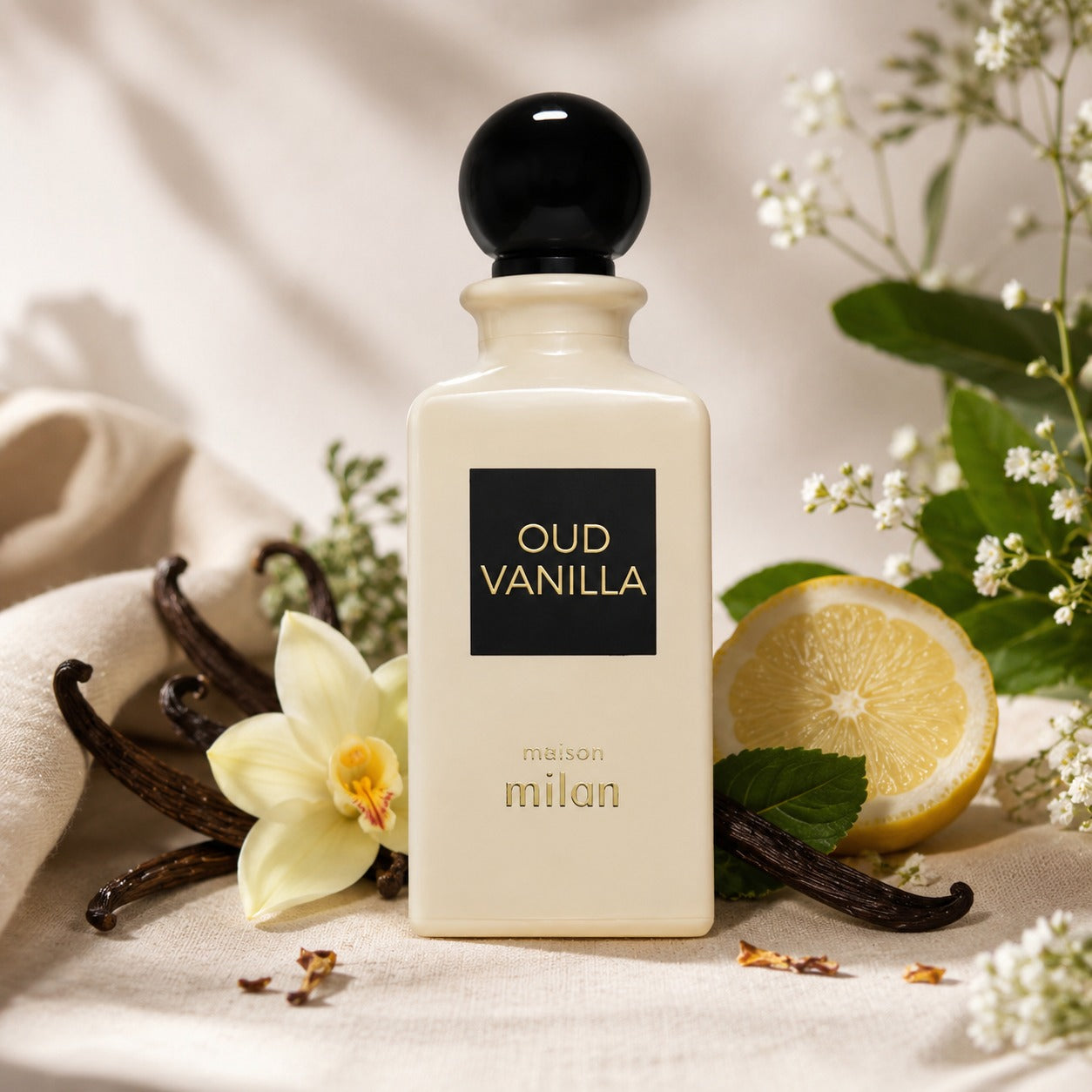 Oud Vanilla Eau de Parfum 90ml Maison Milan  Aromique