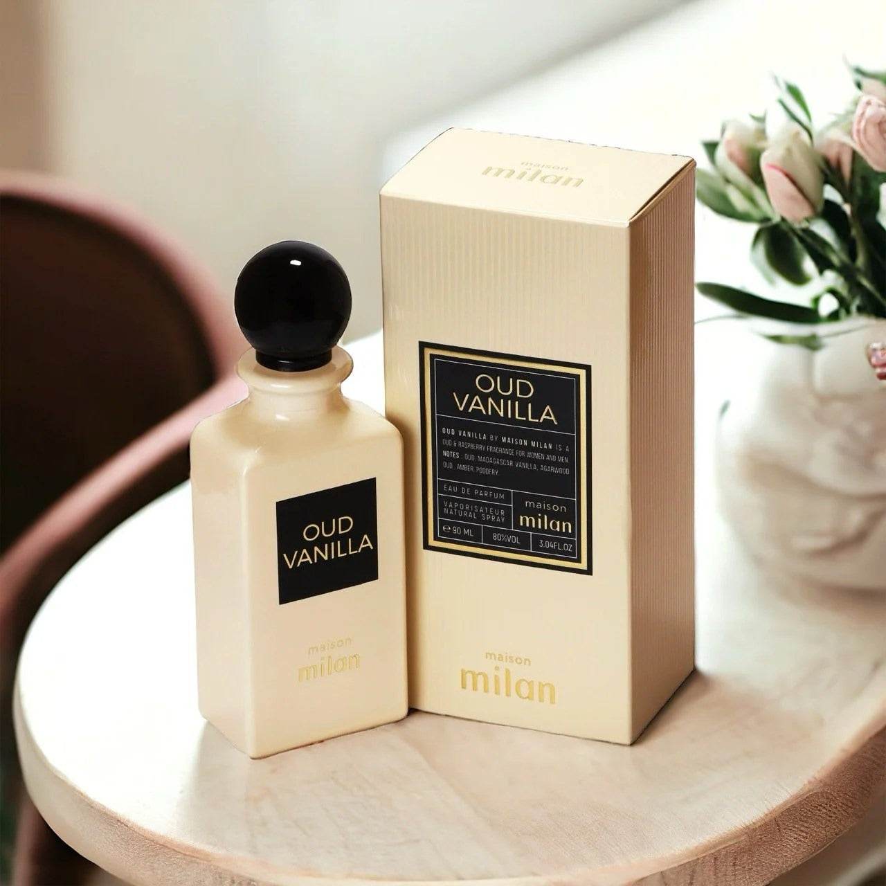 Oud Vanilla Eau de Parfum 90ml Maison Milan  Aromique