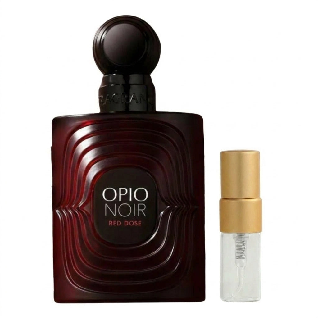 Opio Noir Red Dose Perfume Sample 2ml Fragrance World  Aromique
