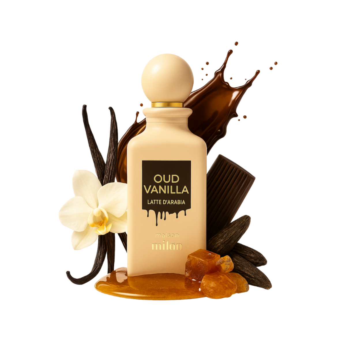 Oud Vanilla Latte d’Arabia Extrait de Parfum 90ml Maison Milan