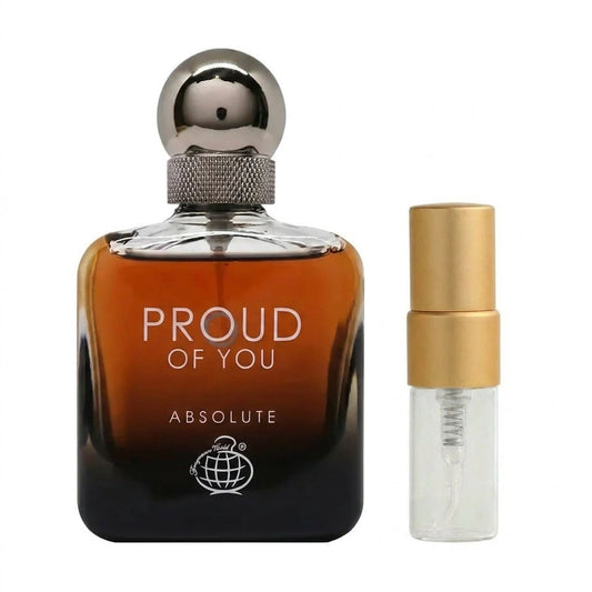 Proud Of You Absolute Perfume Sample 2ml Fragrance World  Aromique