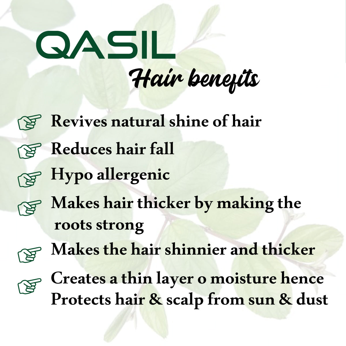 Qasil Powder-Natural Beauty Cleanser for Skin Hair & Body Aromique Beauty Ltd