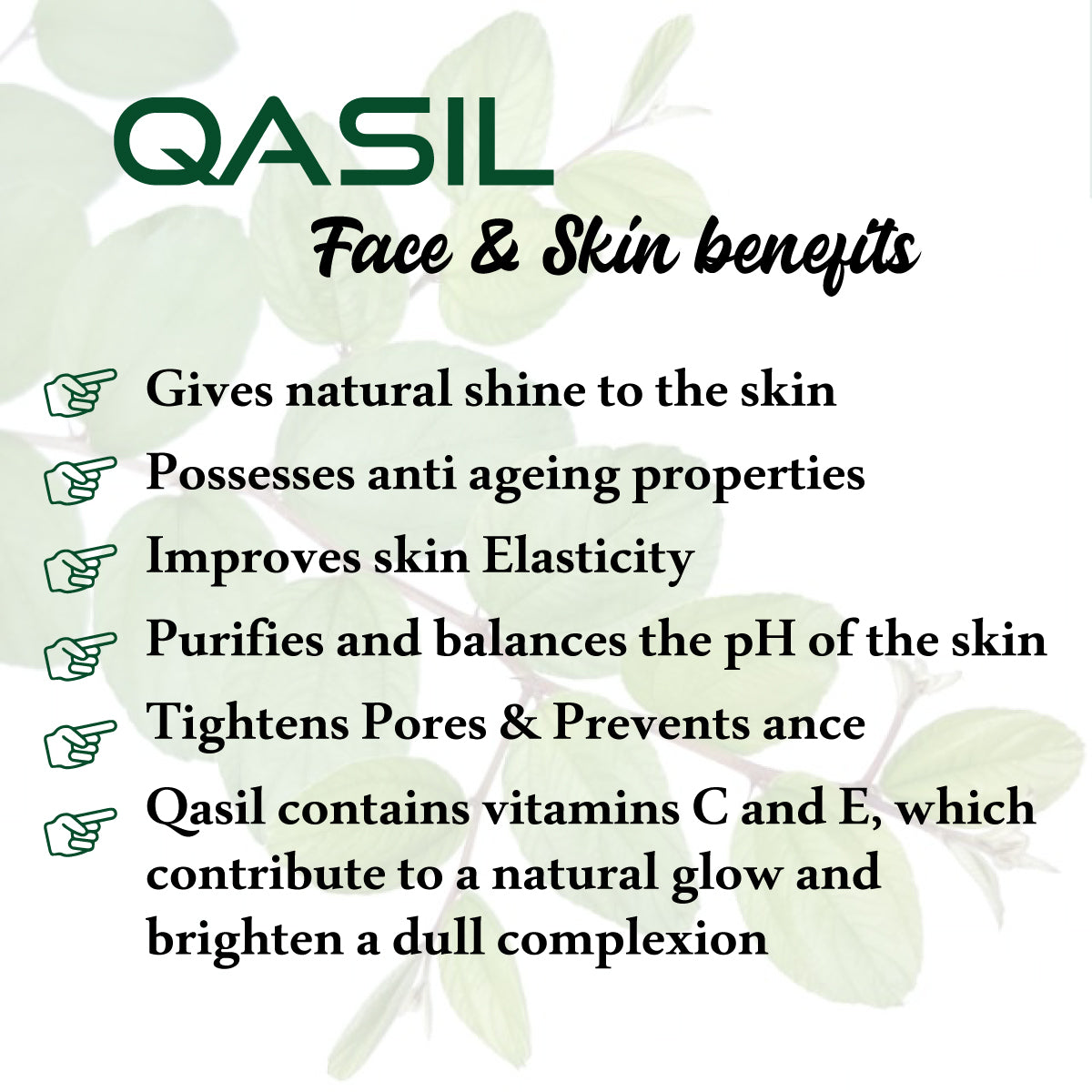 Qasil Powder-Natural Beauty Cleanser for Skin Hair & Body Aromique Beauty Ltd