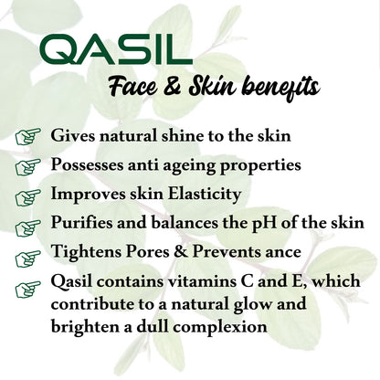 Qasil Powder-Natural Beauty Cleanser for Skin Hair & Body Aromique Beauty Ltd