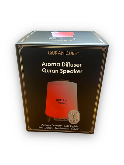 Quran Cube Aroma Diffuser with Quran Speaker – LED Humidifier with Nasheeds Audio  Aromique