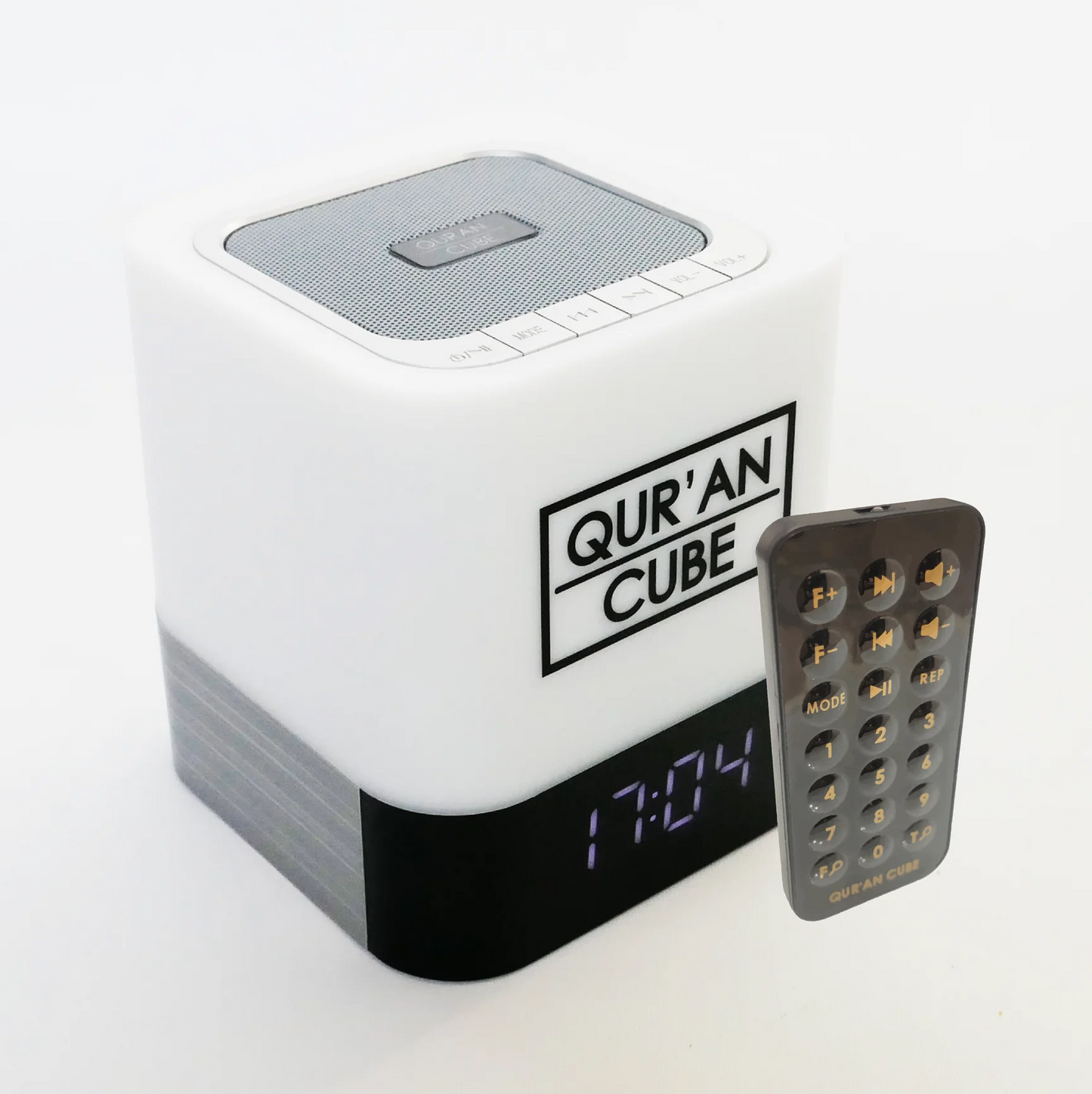 Quran Cube LED Speaker X with Adhan Clock, Quran Recitation, Nasheeds & Islamic Stories  Aromique