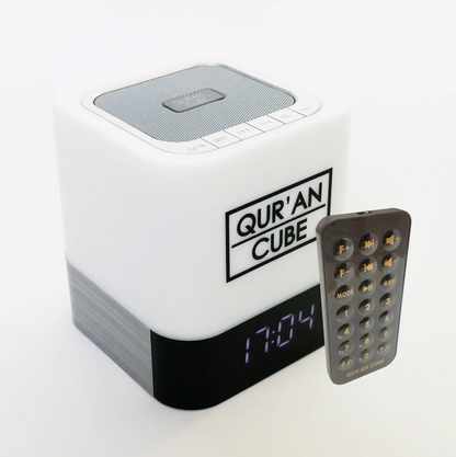 Quran Cube LED Speaker X with Adhan Clock, Quran Recitation, Nasheeds & Islamic Stories  Aromique