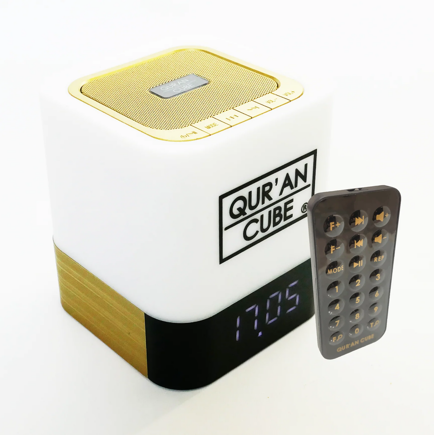 Quran Cube LED Speaker X with Adhan Clock, Quran Recitation, Nasheeds & Islamic Stories  Aromique