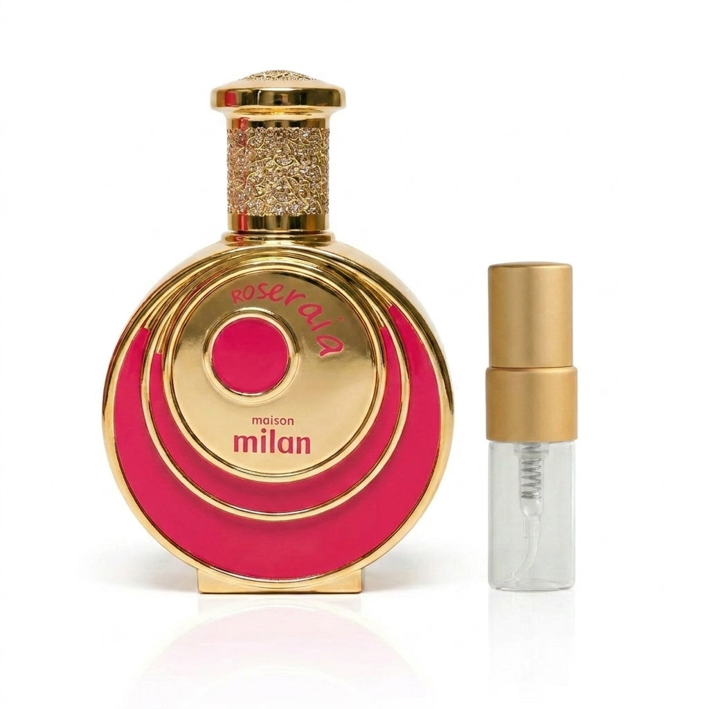 Rosaraia Pink Perfume Sample 2ml Maison Milan  Aromique