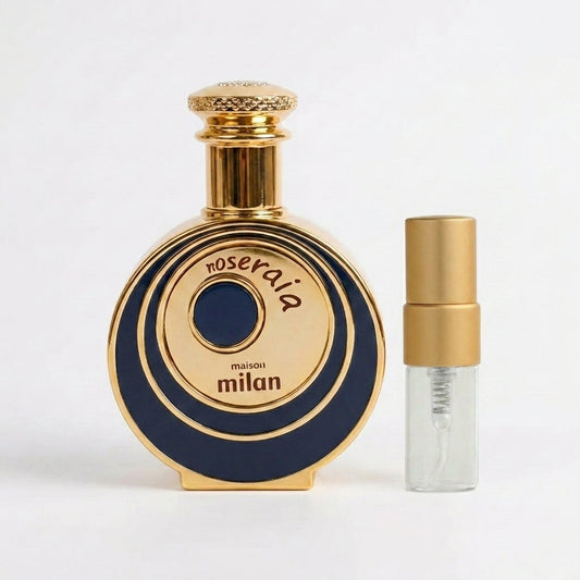 Roseraia Black Perfume Sample 2ml Maison Milan  Aromique
