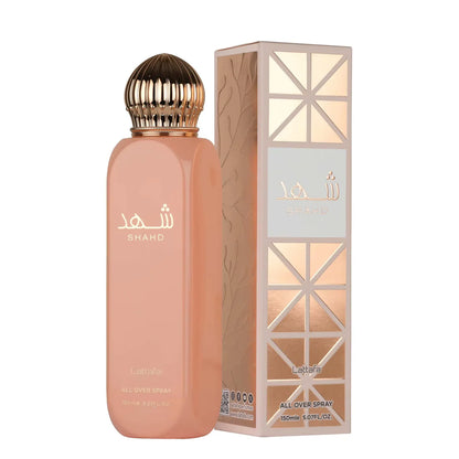 Shahd All Over Spray 150ml Lattafa - Aromique Beauty Ltd