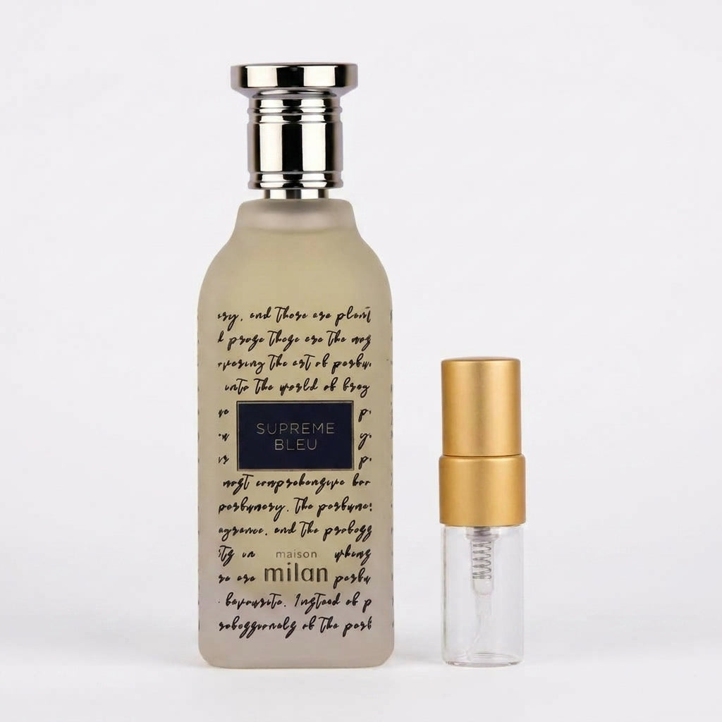 Supreme Bleu Perfume Sample 2ml Maison Milan  Aromique