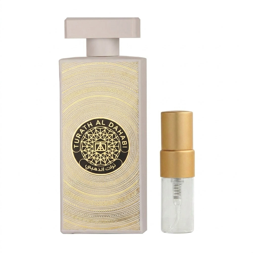 Turath Al Dahabi Perfume Sample 2ml Maison Milan  Aromique