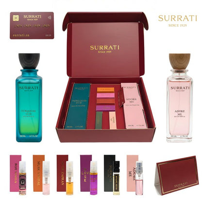 Turquoise Oud & Adore Me Gift Set 200ml x 2 Surrati  Aromique