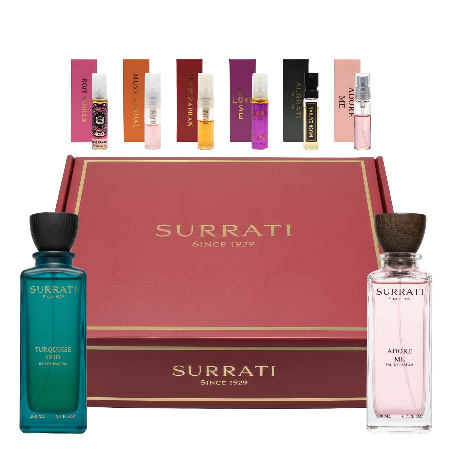 Turquoise Oud & Adore Me Gift Set 200ml x 2 Surrati  Aromique