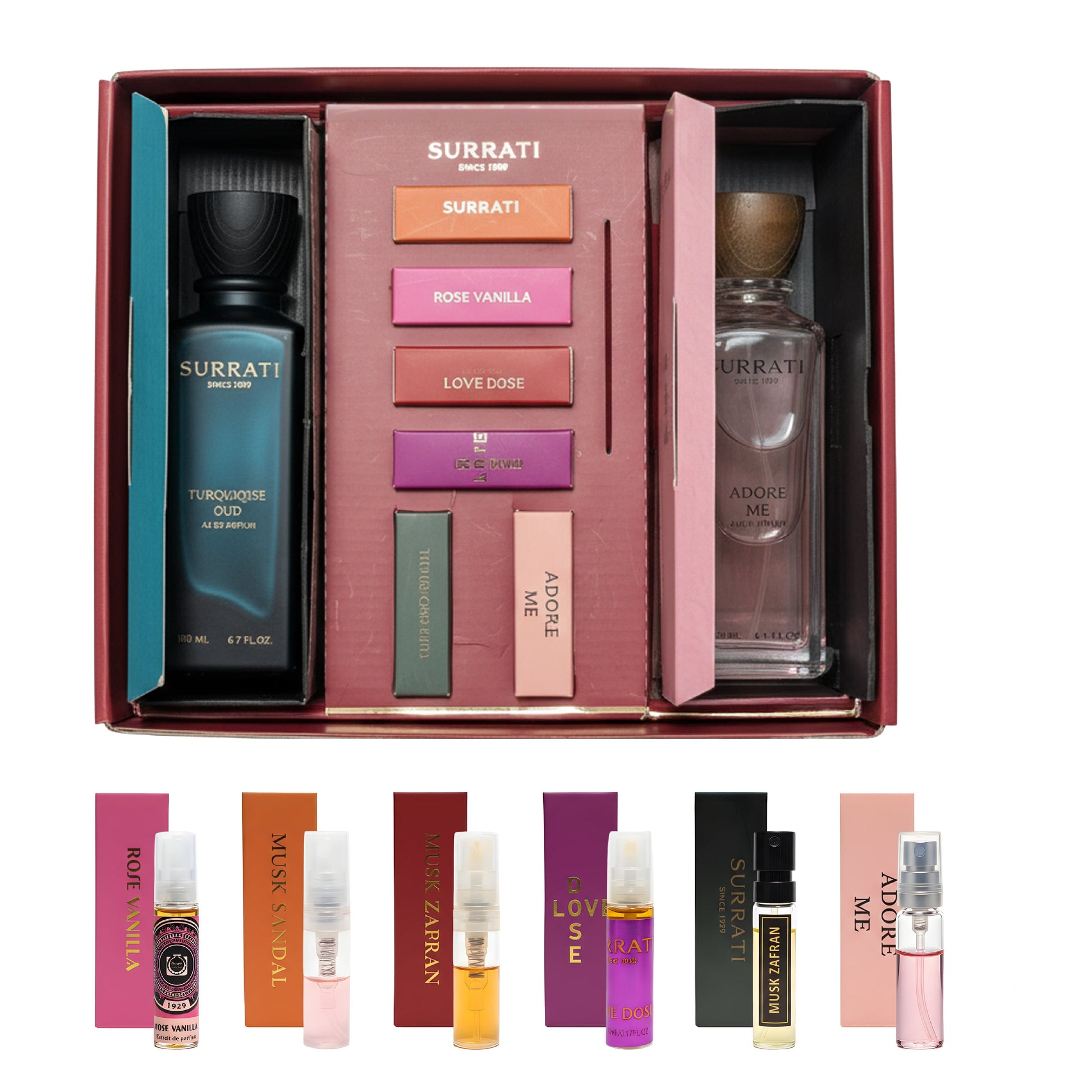 Turquoise Oud & Adore Me Gift Set 200ml x 2 Surrati  Aromique