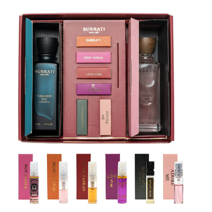 Turquoise Oud & Adore Me Gift Set 200ml x 2 Surrati  Aromique