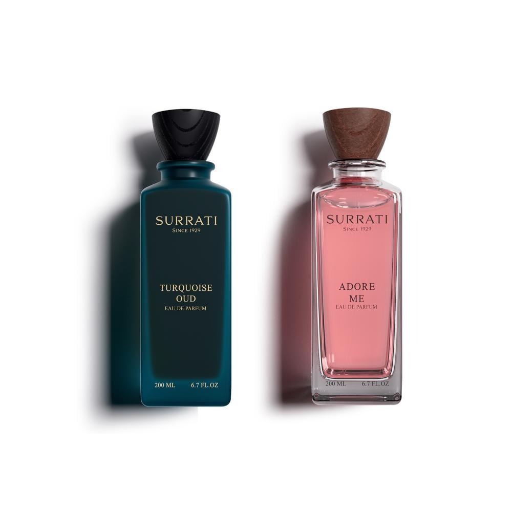 Turquoise Oud & Adore Me Gift Set 200ml x 2 Surrati  Aromique