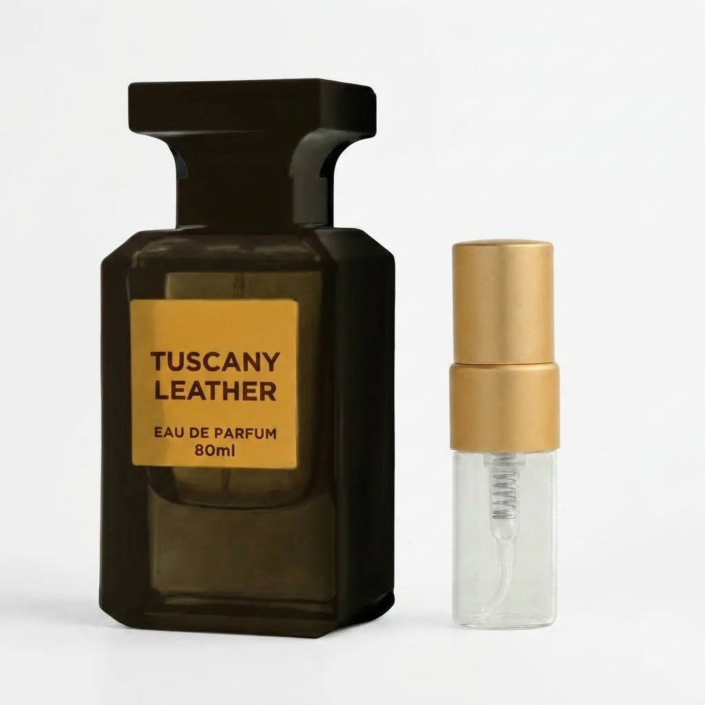 Tuscany Leather Perfume Sample 2ml Fragrance World  Aromique