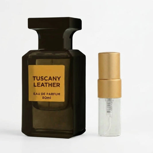 Tuscany Leather Perfume Sample 2ml Fragrance World  Aromique