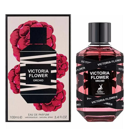 Victoria Flower Orchid Perfume 100ml EDP Maison Alhambra - Aromique Beauty Ltd