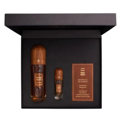 Vintage Tobacco Extrait de Parfum Set by Ibrahim Al Qurashi Ibraheem Al Qurashi