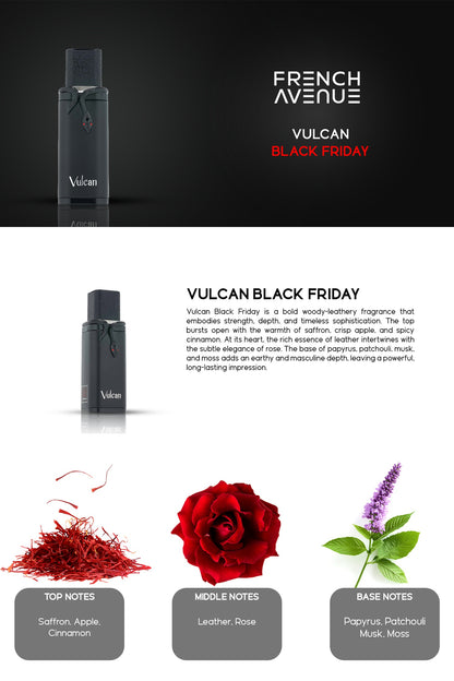 Vulcan Black Friday Edition 100ml EDP French Avenue