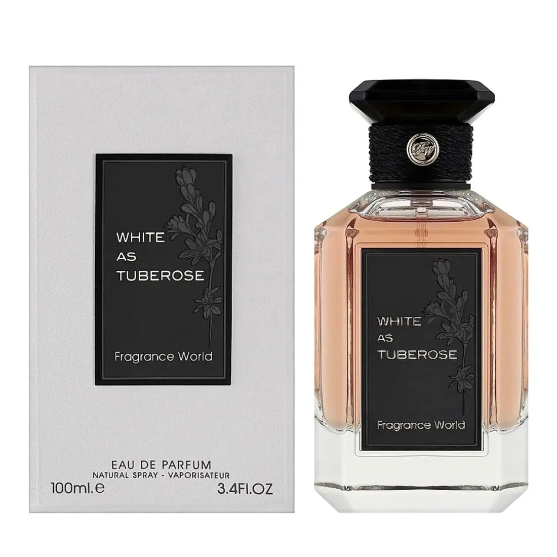 White As Tuberose Perfume 100ml EDP Fragrance World - Aromique Beauty Ltd