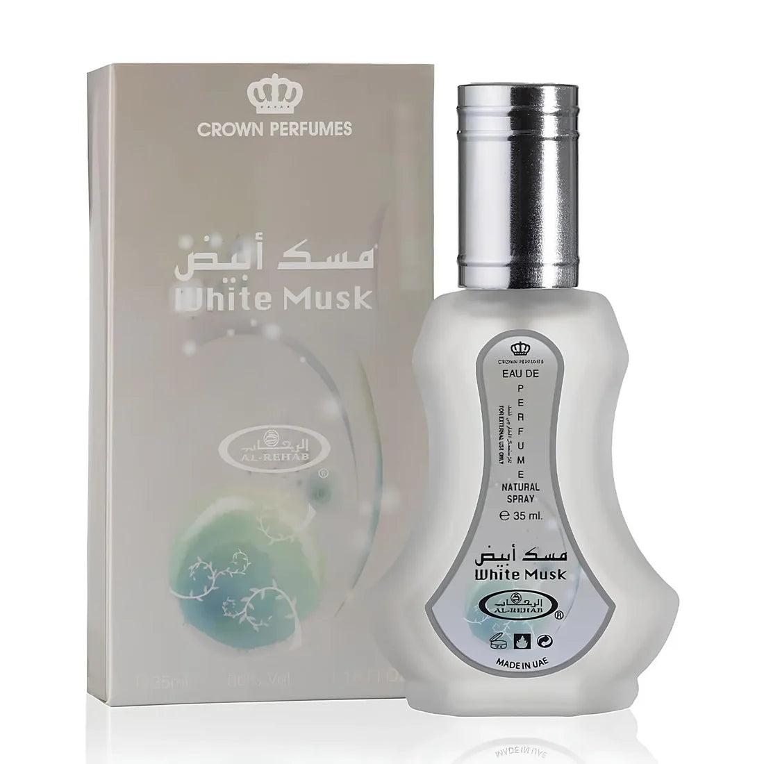 White Musk Perfume 35ml EDP Al Rehab - Aromique Beauty Ltd