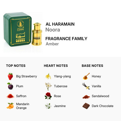 Noora 12ml Attar Perfume Oi Al Haramain