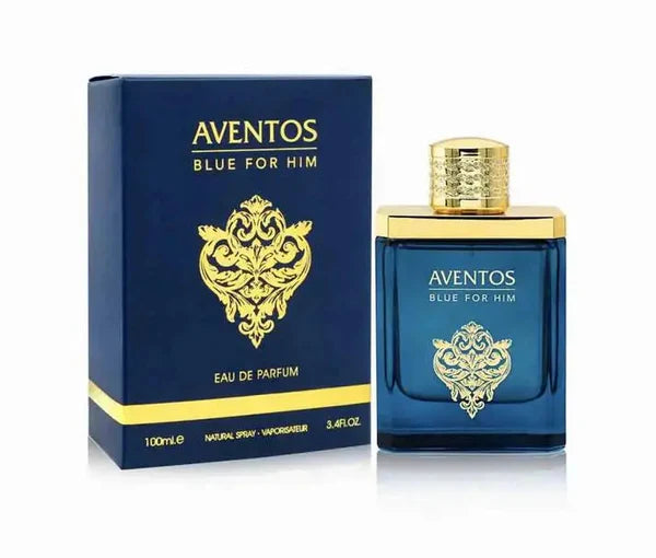Aventos Blue For Him Perfume 100ml EDP Fragrance World - Aromique Beauty Ltd