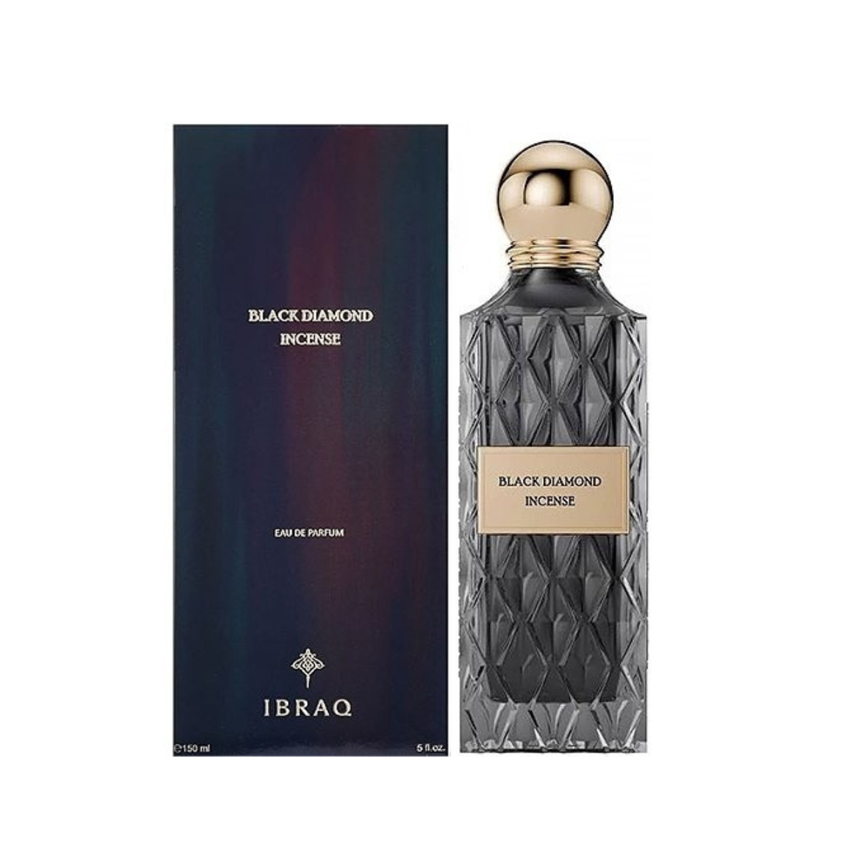 Black Diamond Incense Eau de Parfum 150ml Ibrahim Al Qurashi