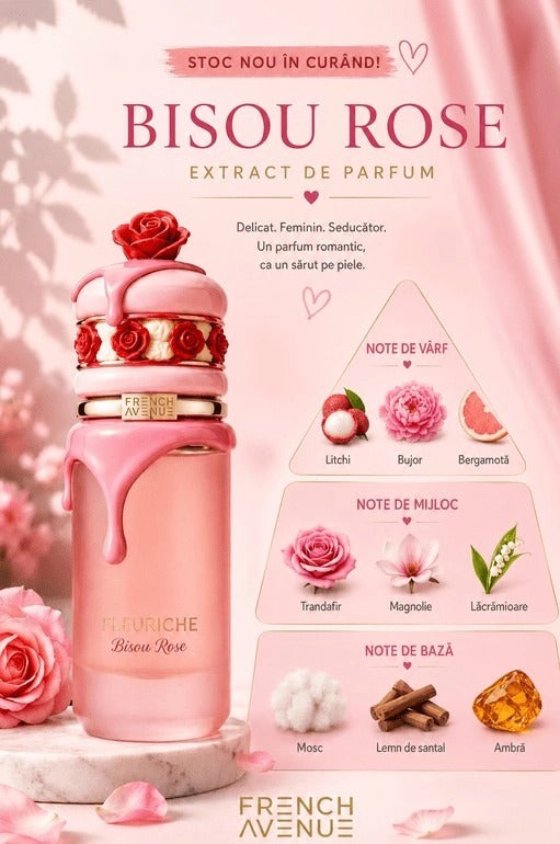 Fleuriche Bisou Rose 100ml Extrait de Parfum French Avenue