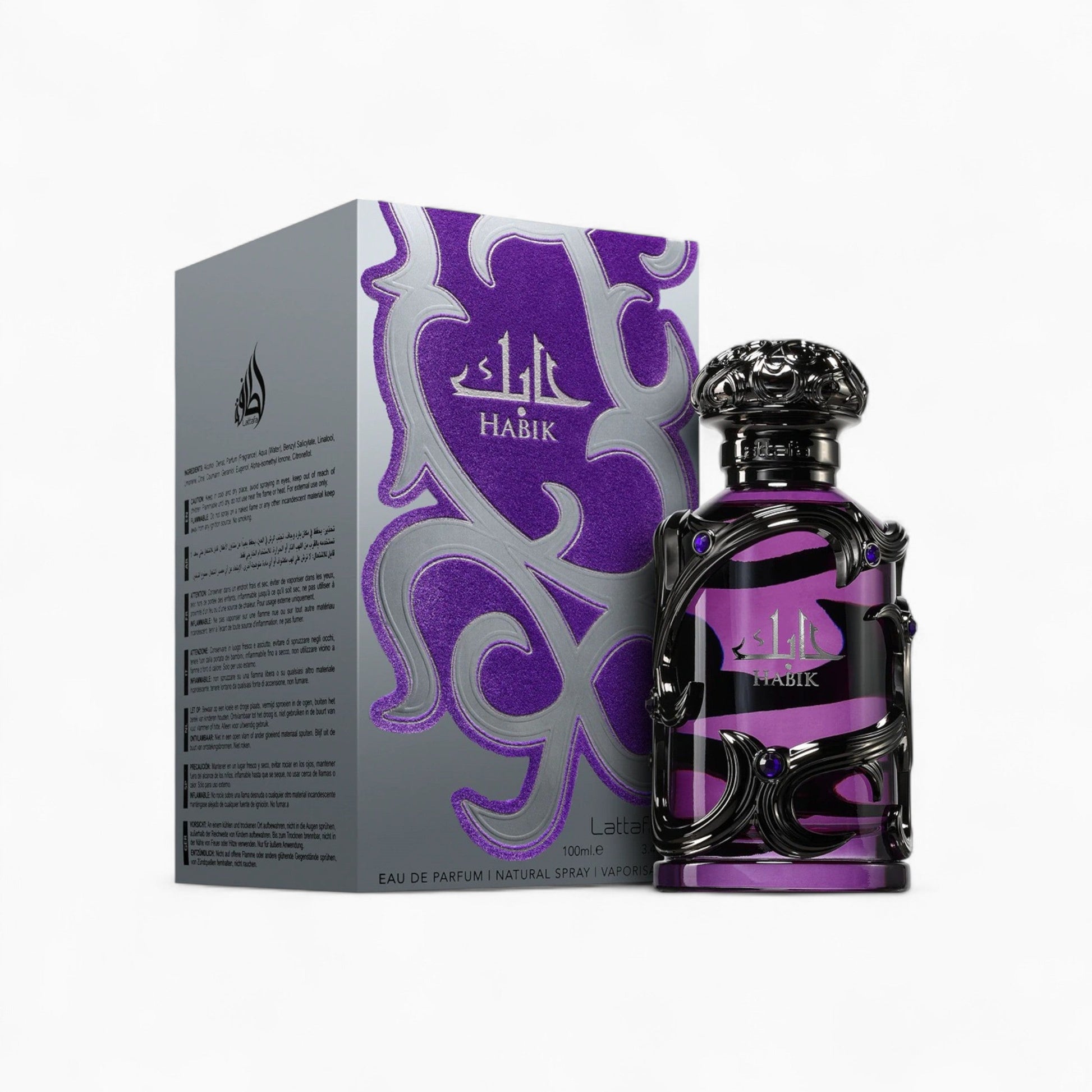 Habik Men Perfume 100ml EDP Lattafa - Aromique Beauty Ltd