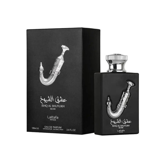 Ishq Al Shuyukh Silver Perfume 100ml EDP Lattafa Pride