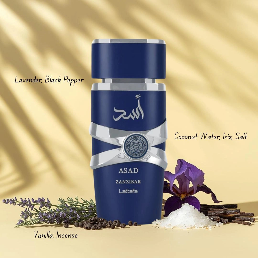 Asad Zanzibar Limited Edition 100ml EDP Perfume Lattafa