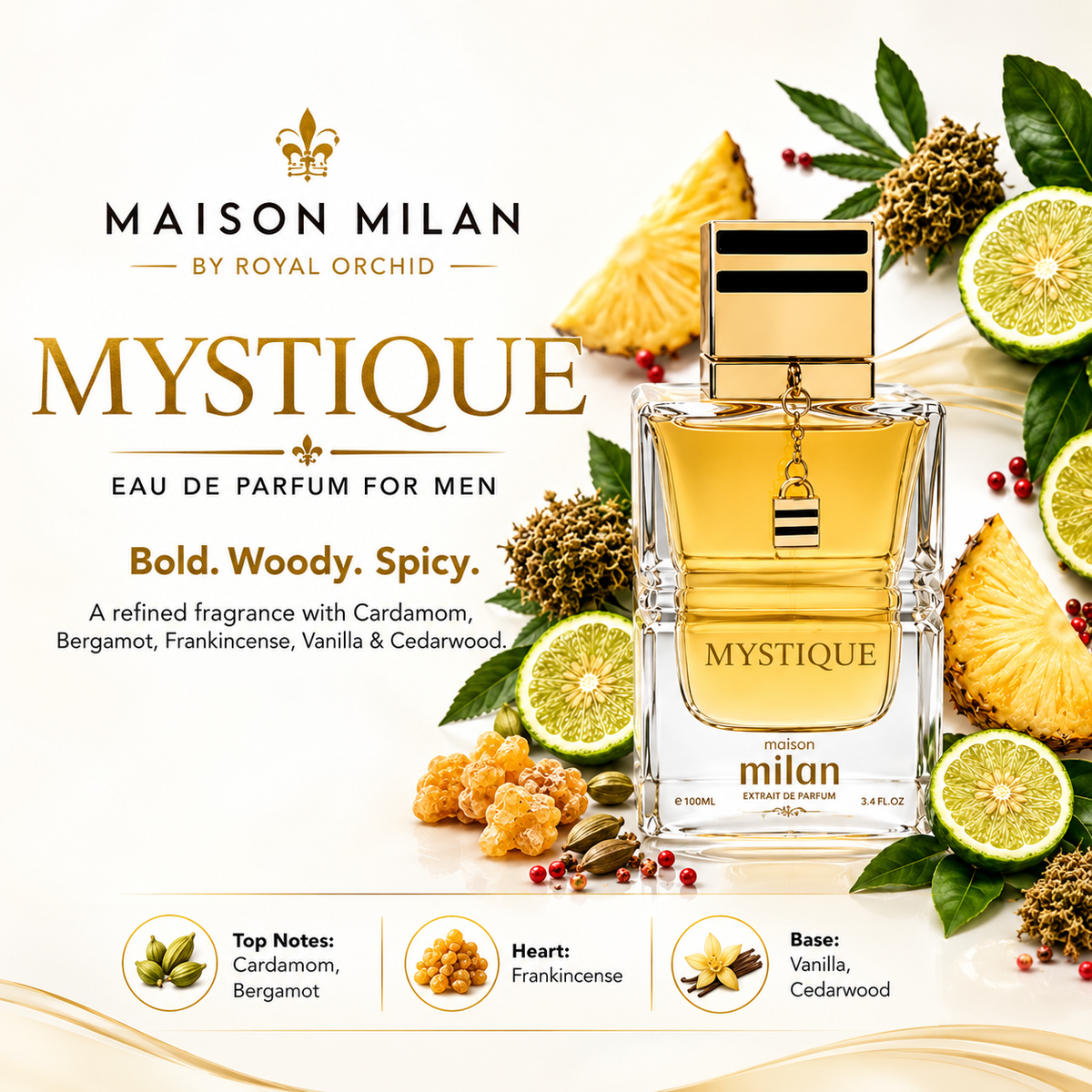 Mystique Extrait de Perfume 100ml Maison Milan