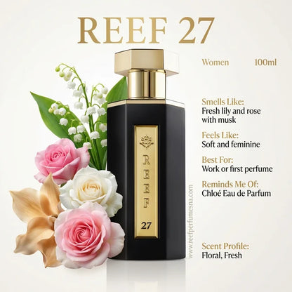 Reef 27 Eau de Parfum 100ml Reef Perfumes