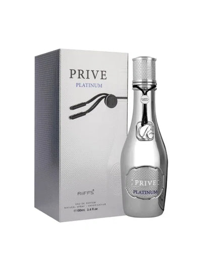 Prive Platinum Silver Eau de Parfum 100ml Riiffs Perfumes