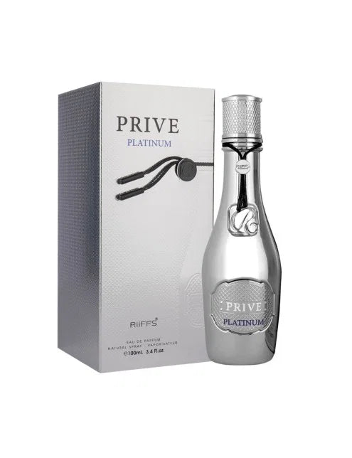 Prive Platinum Silver Eau de Parfum 100ml Riiffs Perfumes